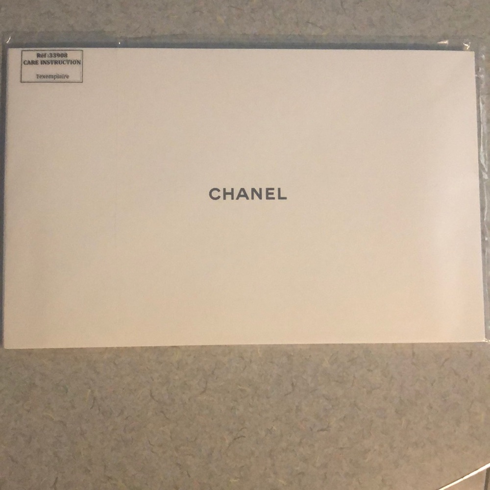 Chanel Care Instructions with Cloth